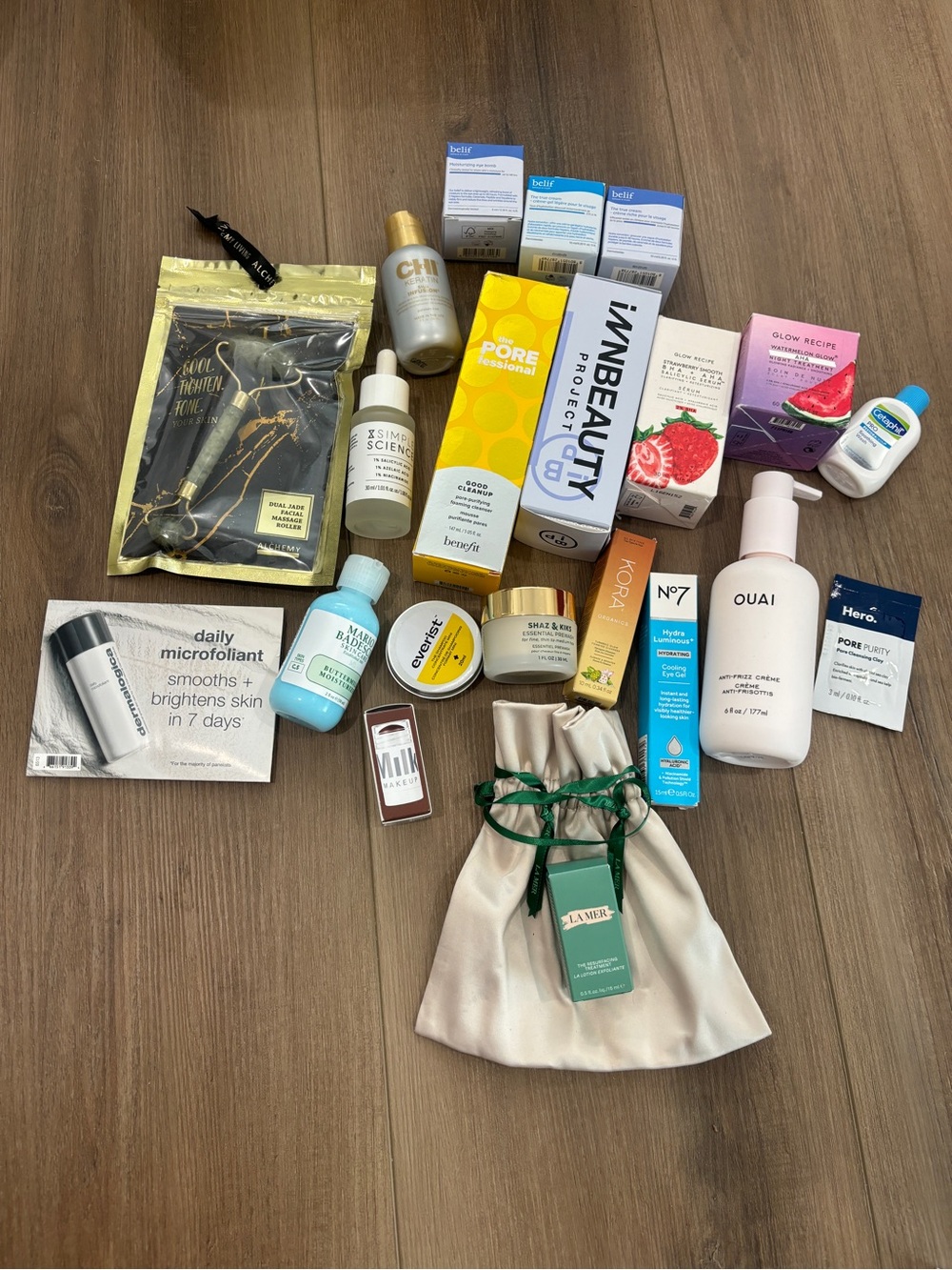 HUGE NEW Luxury Skincare & Beauty Bundle $700+ Value – La Mer, Glow Recipe, OUAI